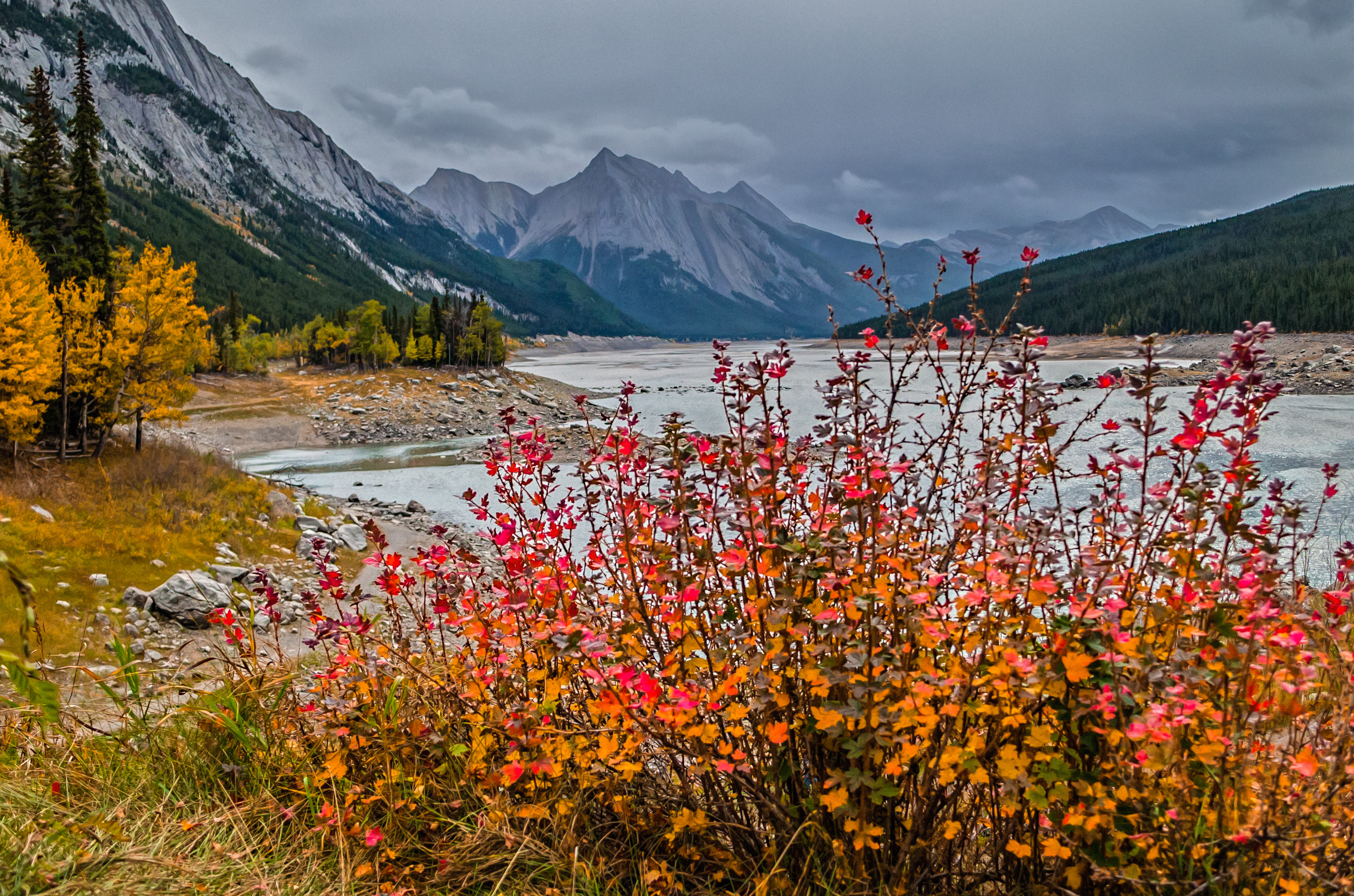 Fall at Medicine Lake