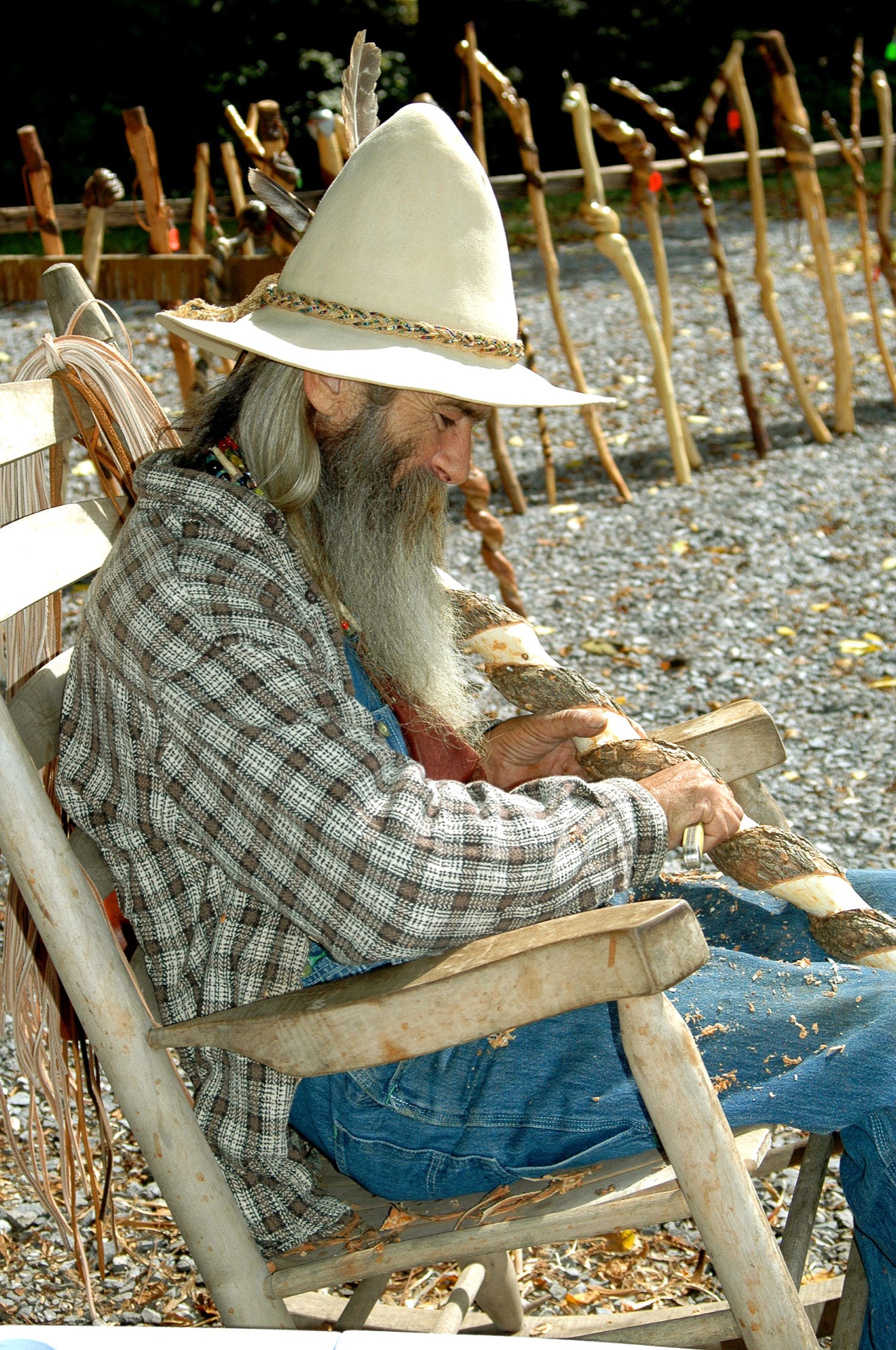 Carving Walking Sticks