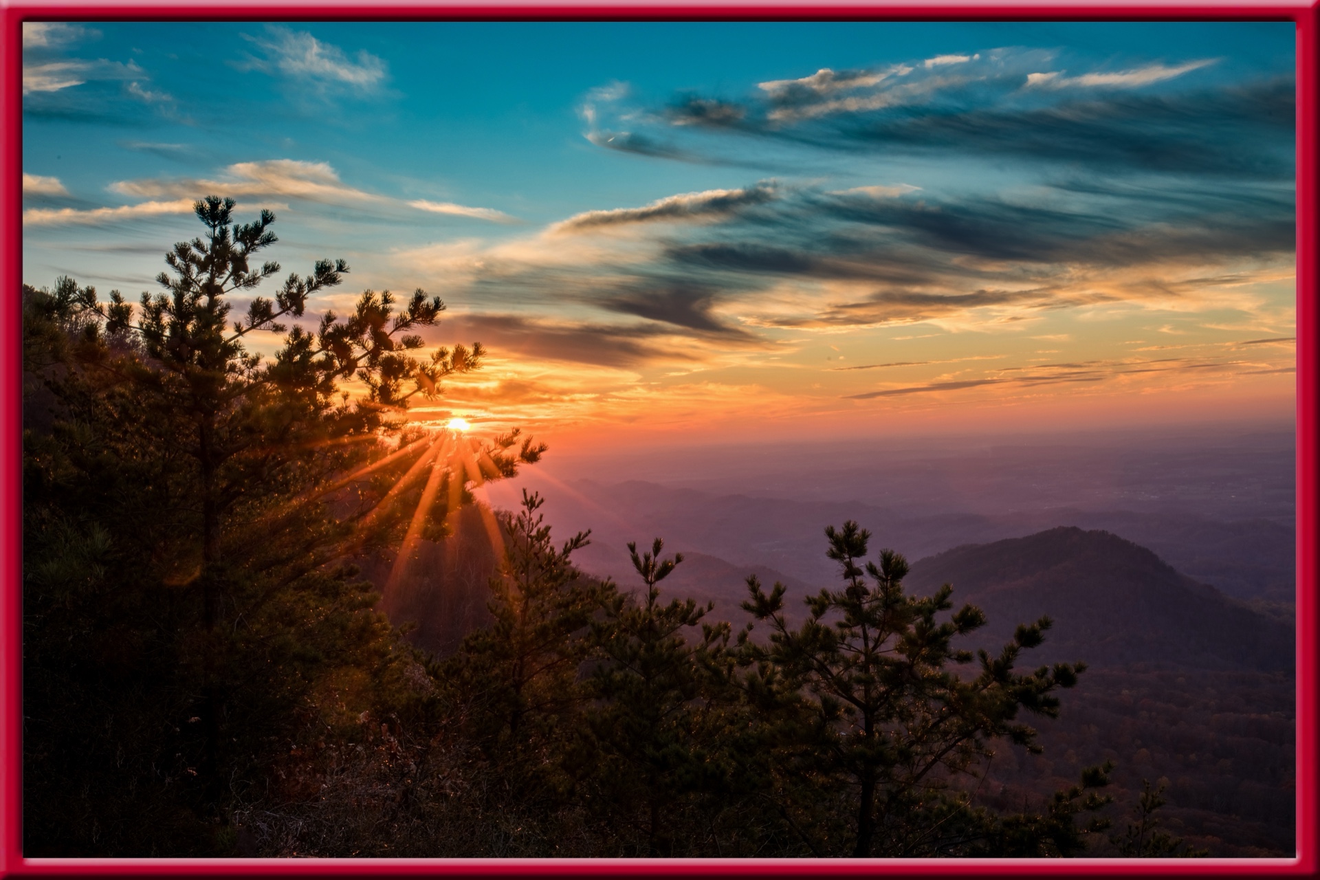 Bluff Mountain Sunset
