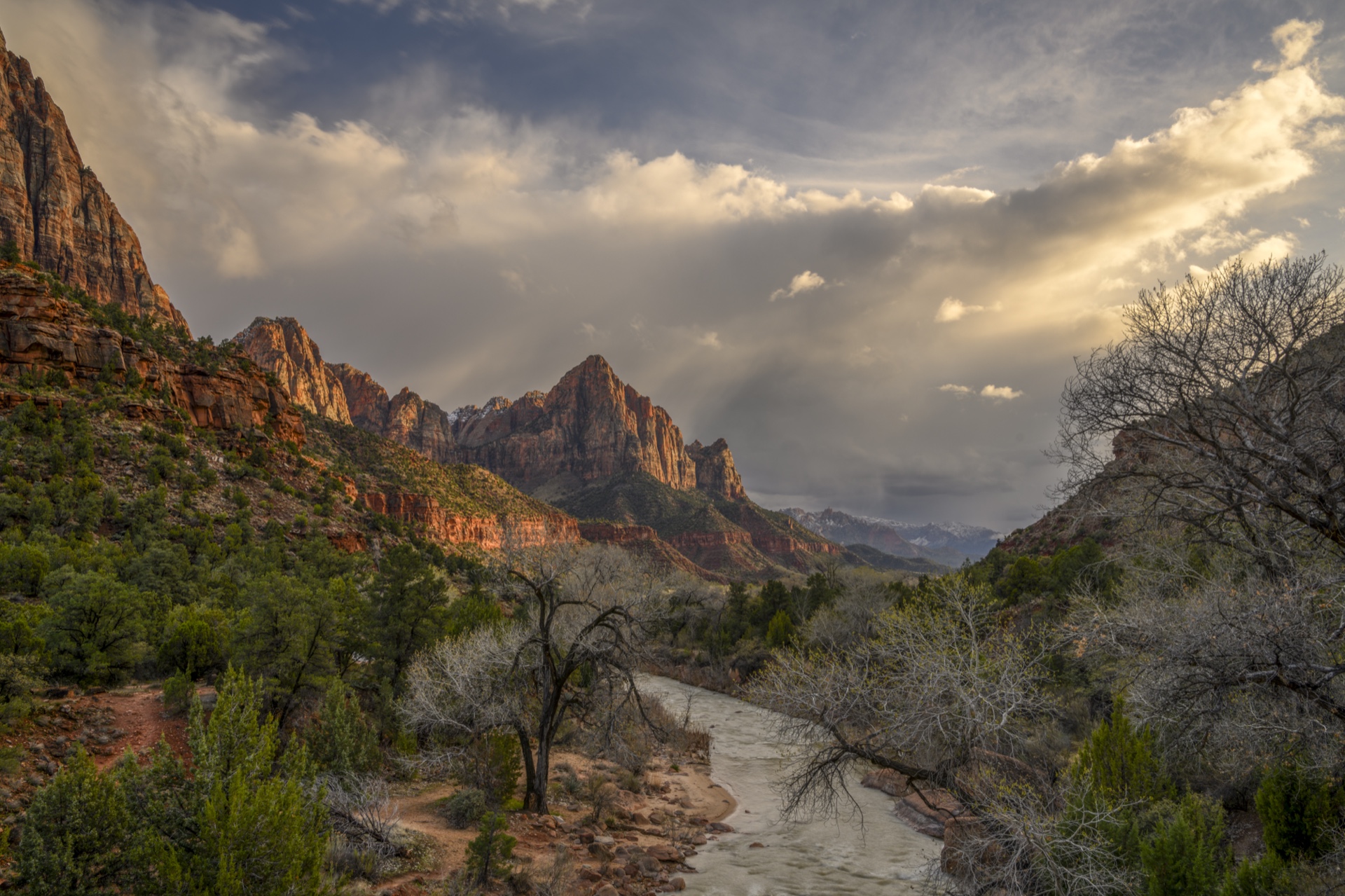 The Virgin River Flowing Through Zion copy