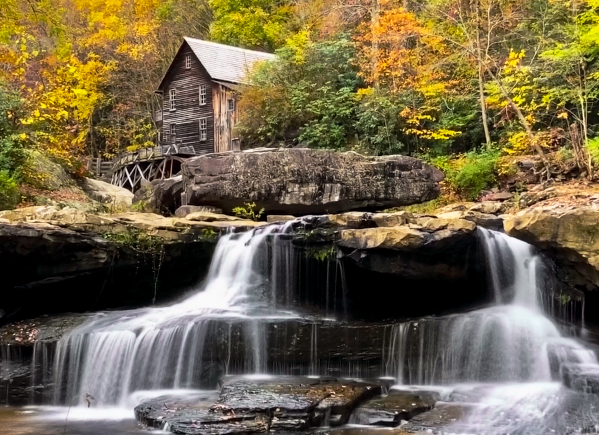 Fall at Glade Grist Mill