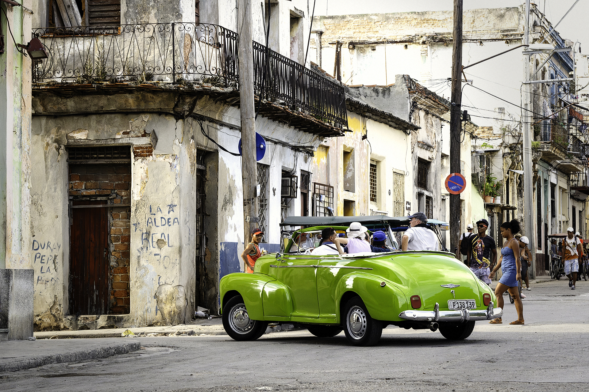 Cornered Vintage Taxi