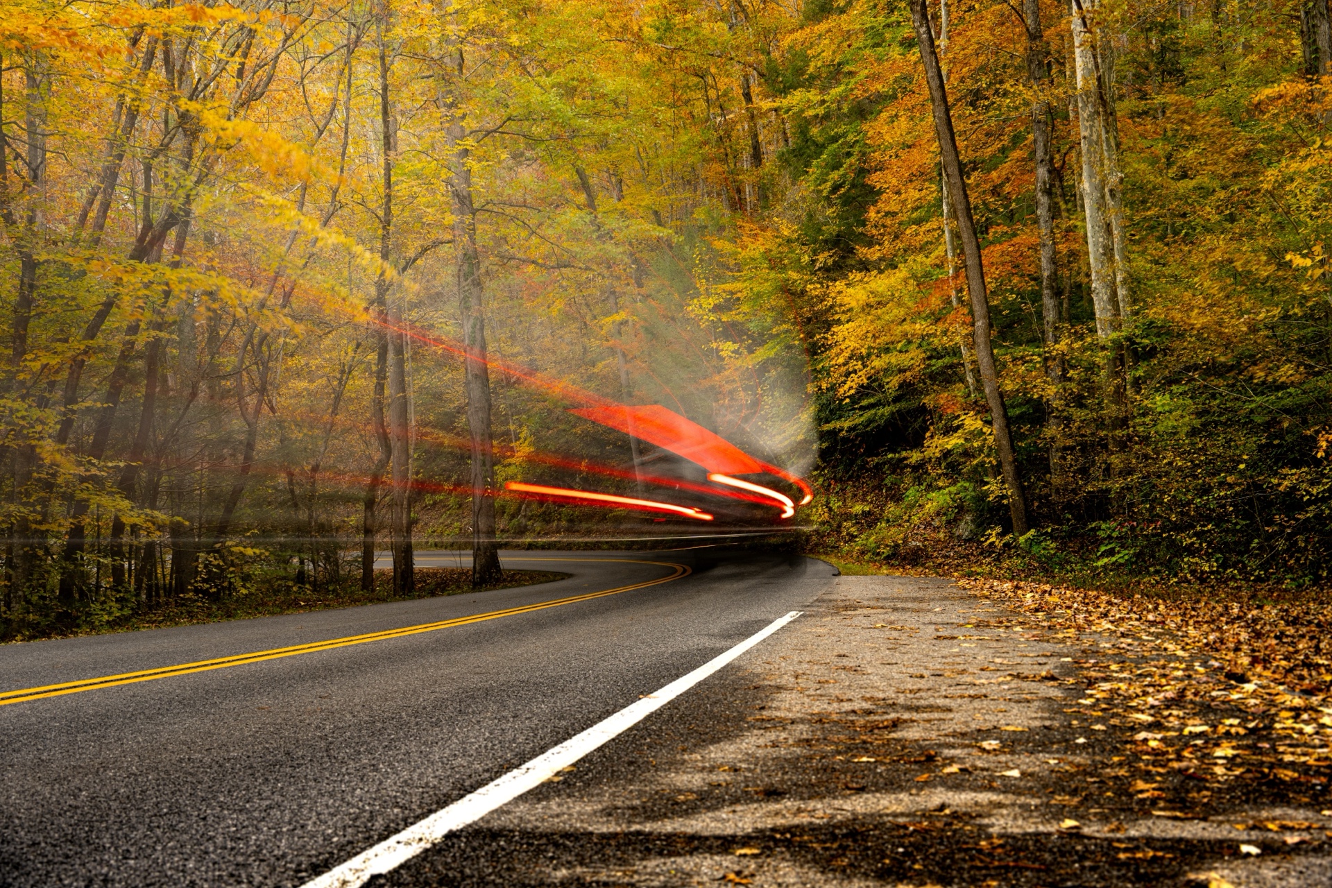 Fall Traffic in the Smokies