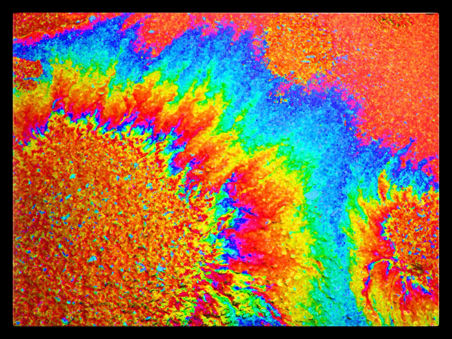 Psychedelic Sunflower